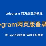 Telegram web 网页版登录使用教程-布拉博客